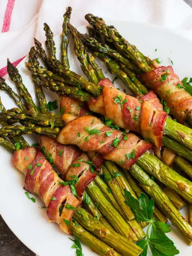 GRILLED BACON WRAPPED ASPARAGUS RECIPE